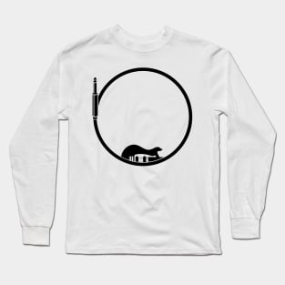 Minimalist guitar lead Long Sleeve T-Shirt